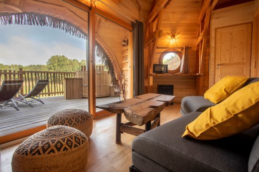 Cabane perchée « Kelso » SPA en Bretagne