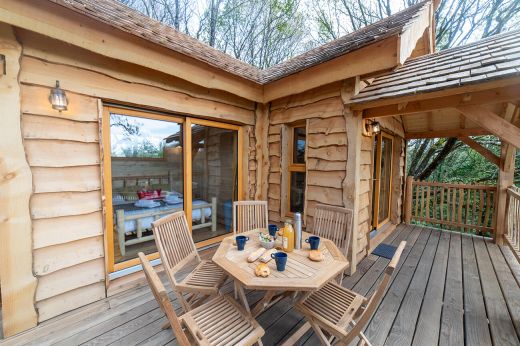 Cabane perchée «Harris» en Bretagne avec spa