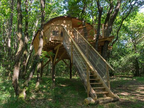 Cabane dans les arbres «Tinto» en Bretagne