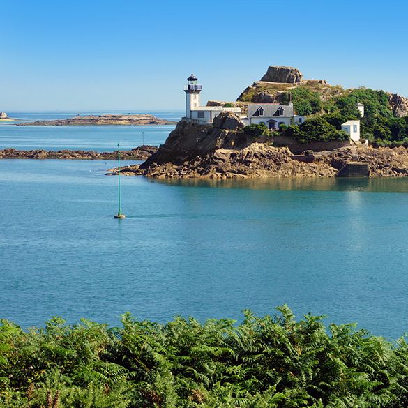 Baie de Morlaix dans le Finistère