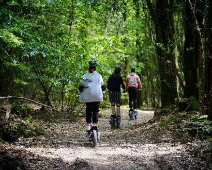 Balade encadrée en e-trottinette au Domaine du Treuscoat